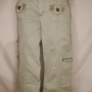 Garage Women's Cream Cargo Pants